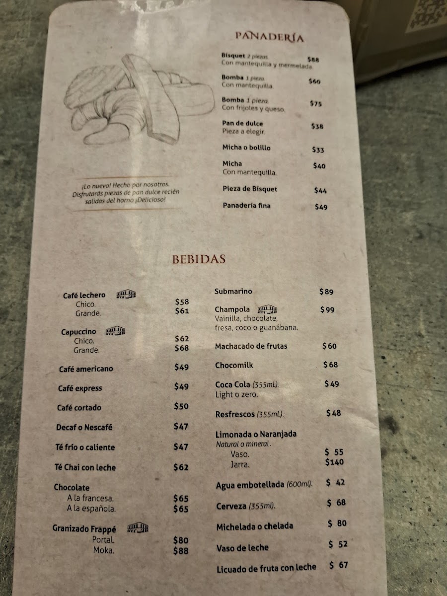 Gran Café del Portal Menu - Image 1