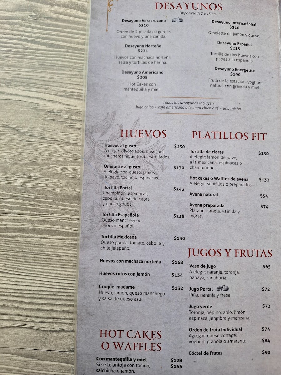 Gran Café del Portal Menu - Image 2