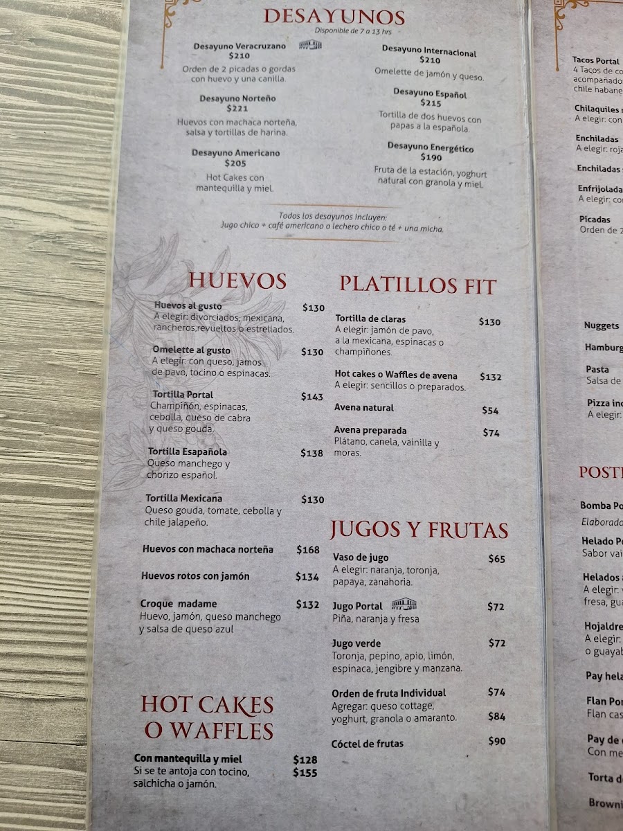 Gran Café del Portal Menu - Image 4